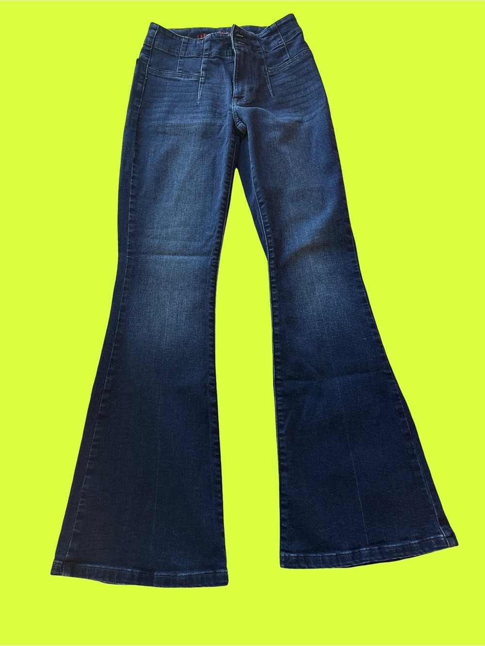 Lucky Brand Dark Blue Flare Jeans - High Rise Wide Leg